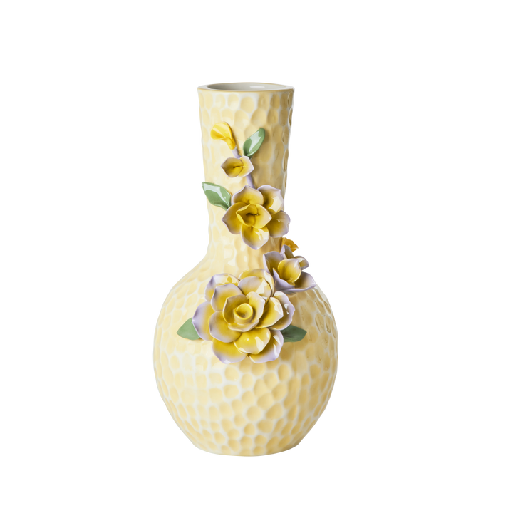 Ceramic Vase - Soft Yellow - Rice By Rice