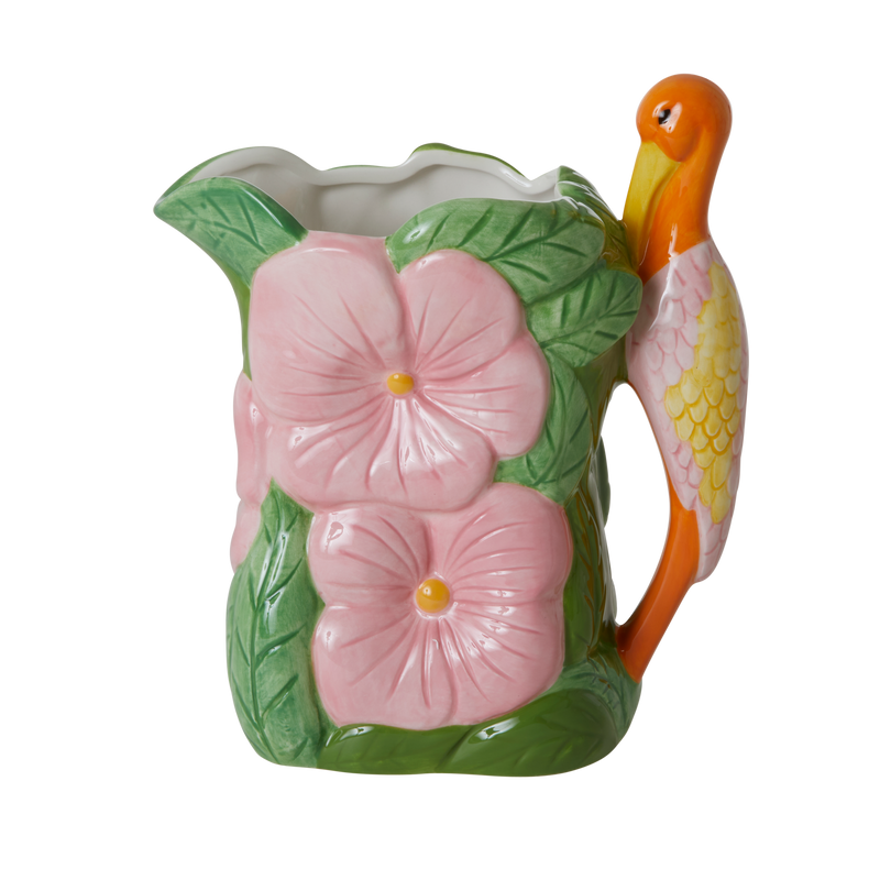 Flower Ceramic Vase - Green - Rice By Rice