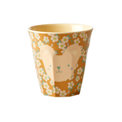 Melamine Cup - Small | Teddy Print - Rice By Rice
