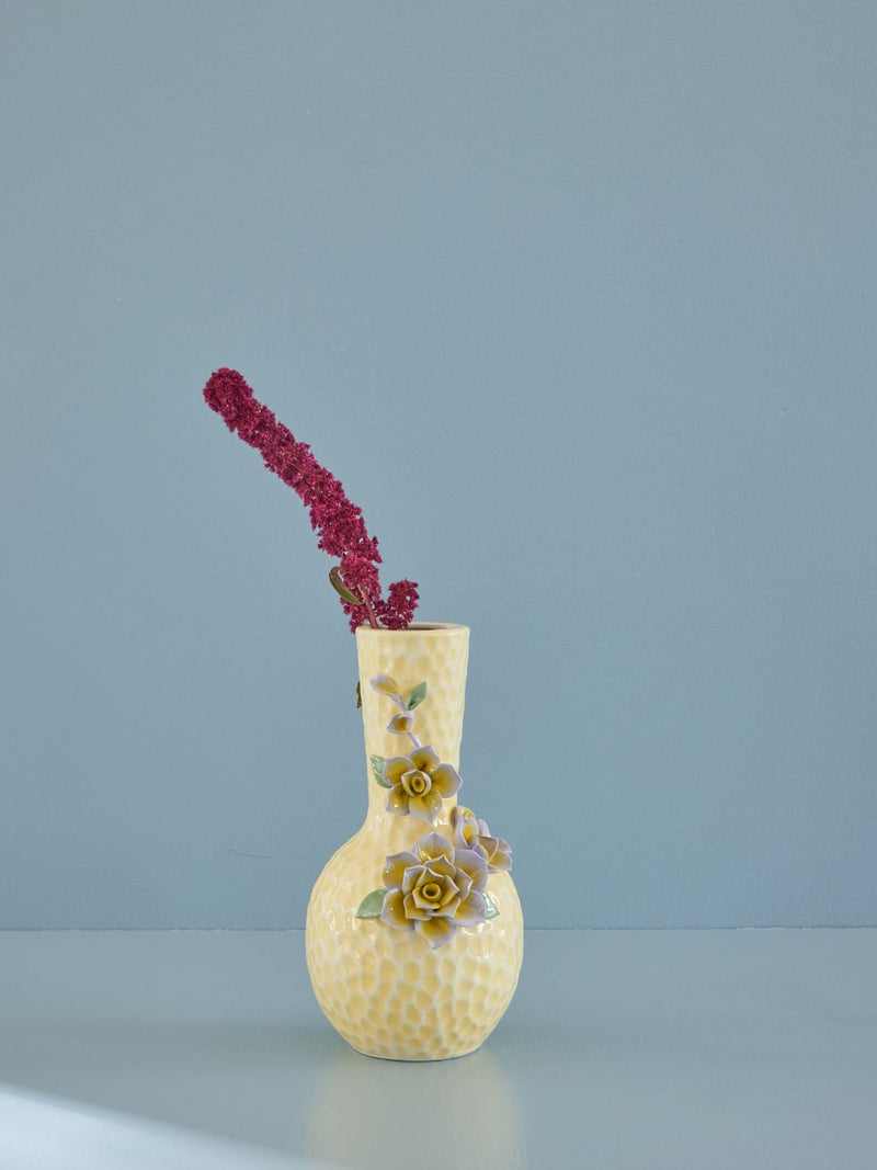 Ceramic Vase - Soft Yellow - Rice By Rice