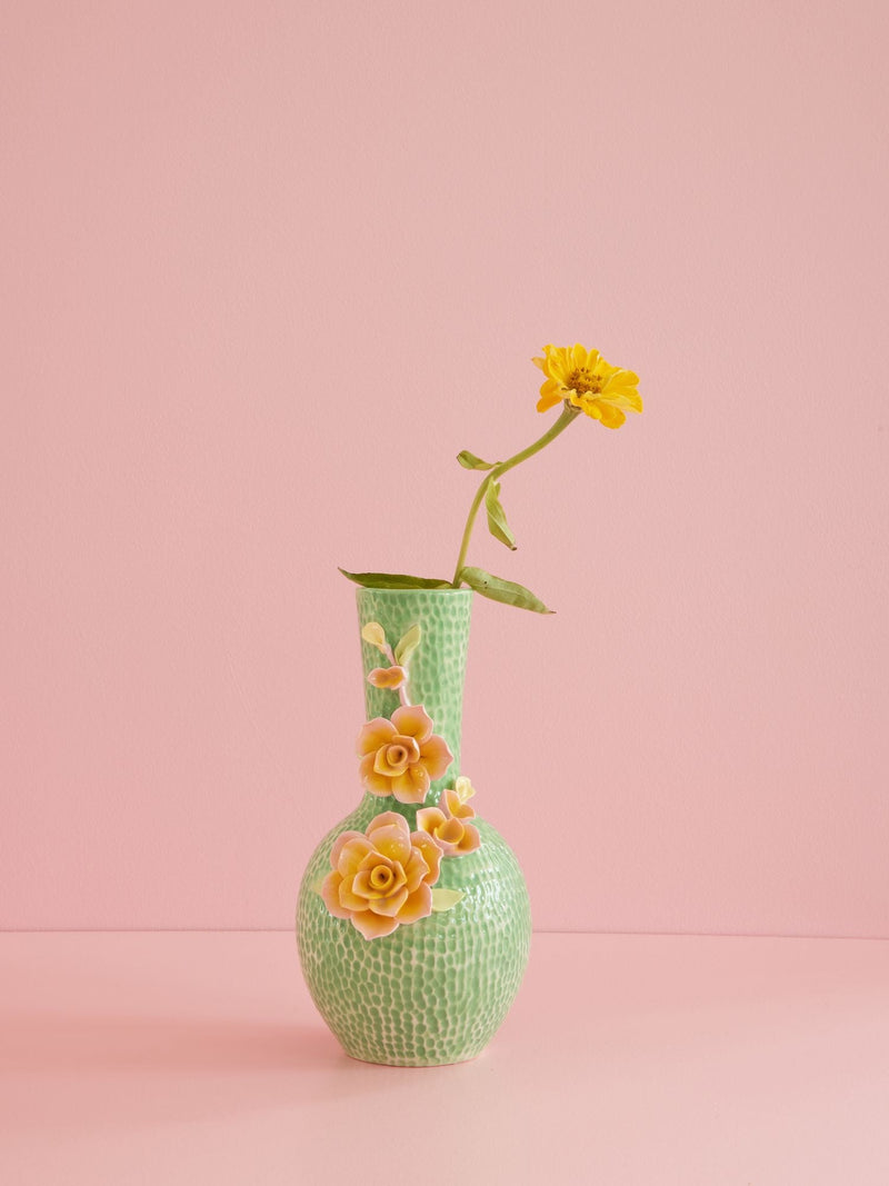 Ceramic Vase - Green - Rice By Rice