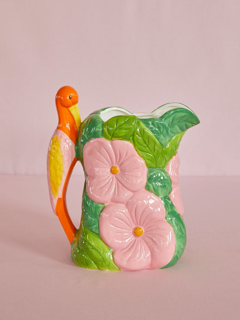 Flower Ceramic Vase - Green - Rice By Rice