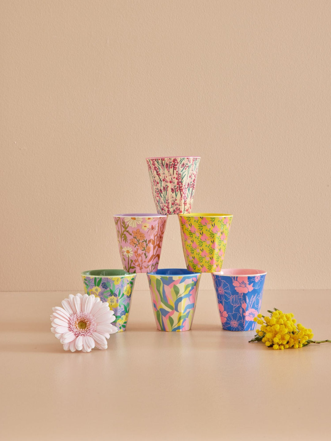 Small Melamine Cup - Flower Me Happy - Rice By Rice