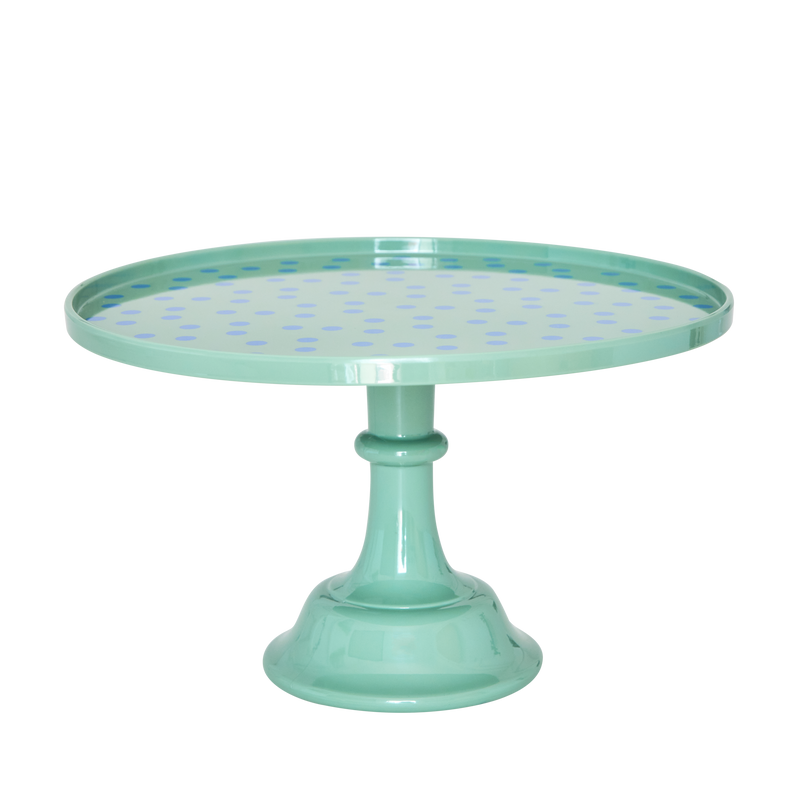 Melamine Cake Stand - Dusty Green - Rice By Rice
