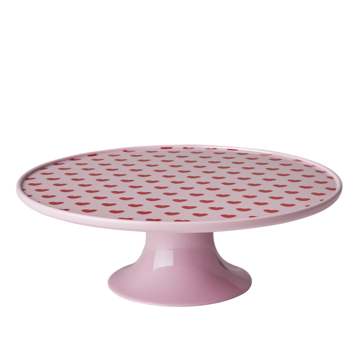 Melamine Cake Stand | Sweethearts Print - Rice By Rice