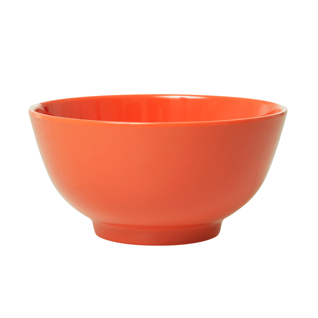 Melamine Medium Bowl | Orange - Rice By Rice