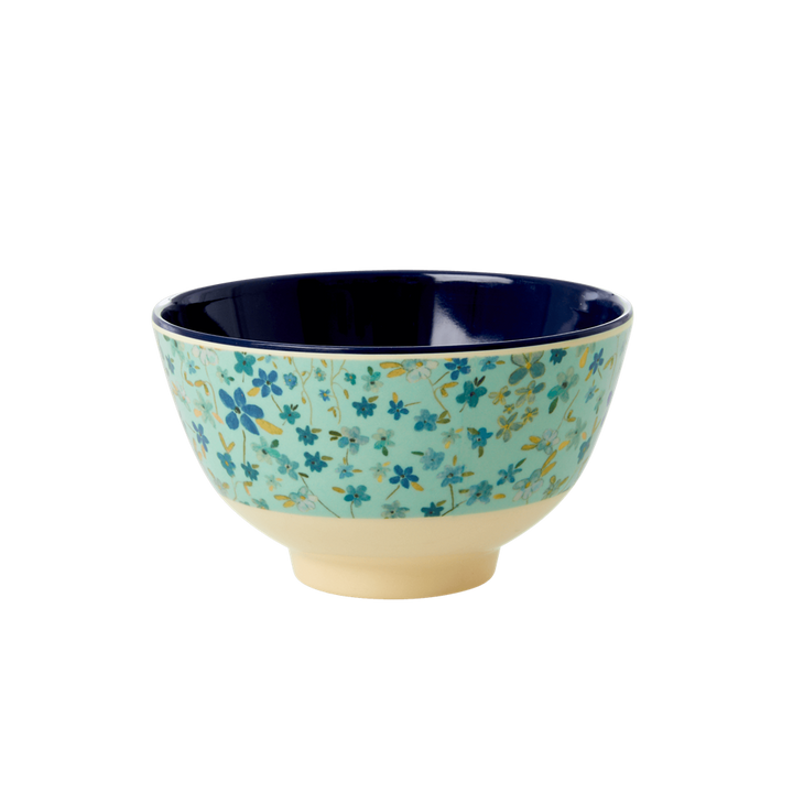 Melamine Small Bowl | Blue Floral - Rice By Rice