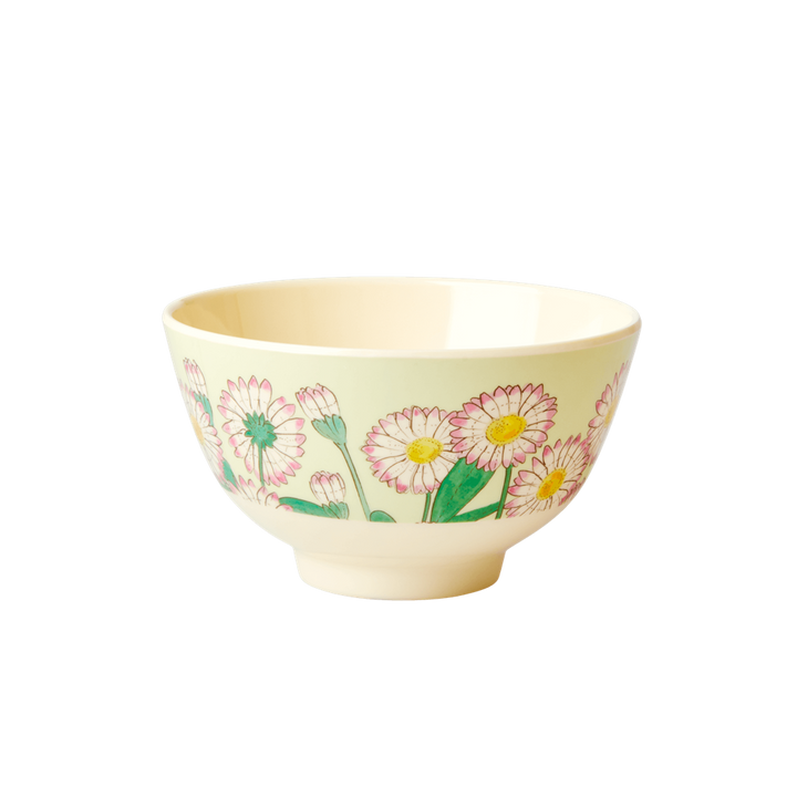 Melamine Small Bowl | Daisy Print - Rice By Rice