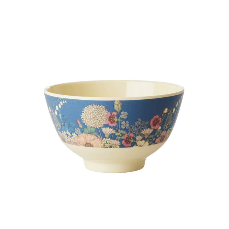 Melamine Small Bowl | Flower Collage Print - Rice By Rice