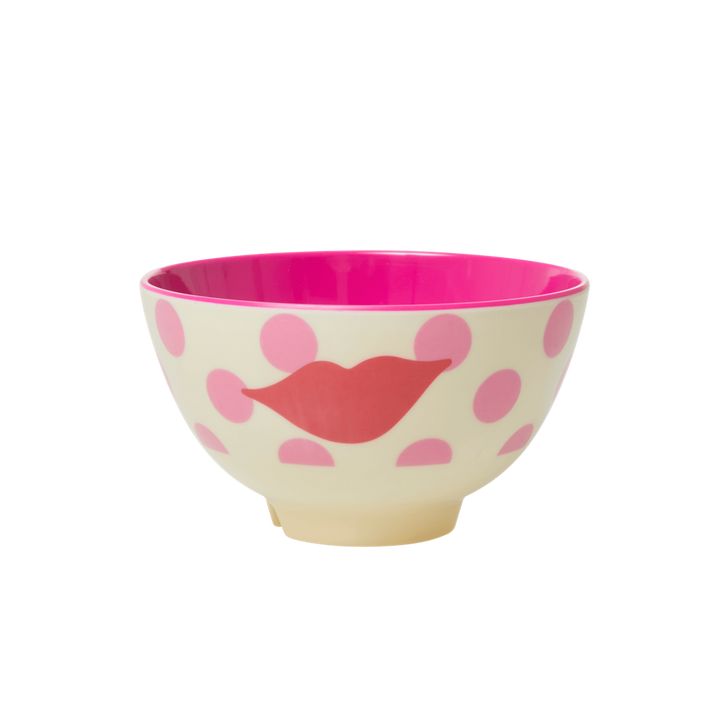 Melamine Small Bowl | Kiss Print - Rice By Rice