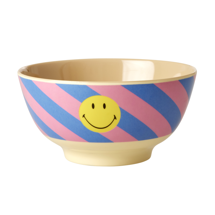 Medium Melamine Bowl - Multi - Smiley® - Rice By Rice