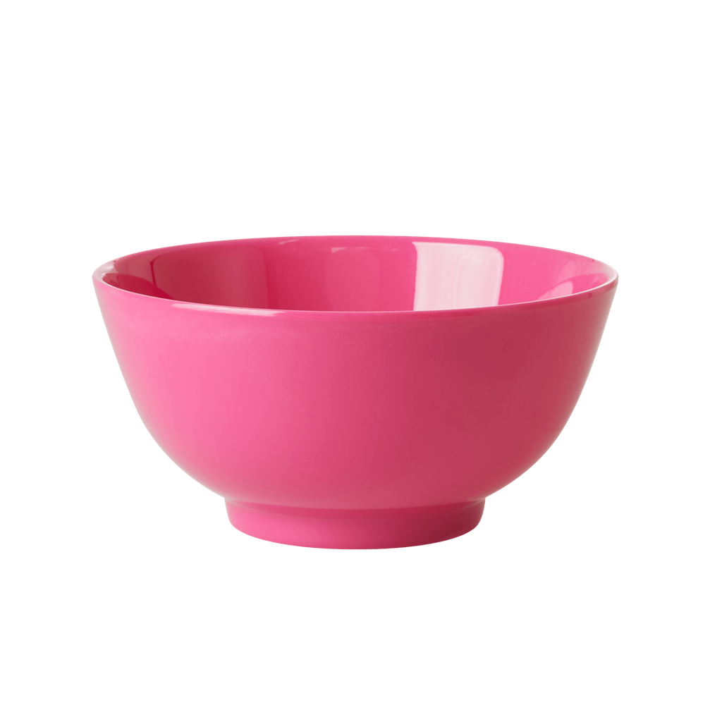 Melamine Medium Bowl | Fuchsia Color - Rice By Rice