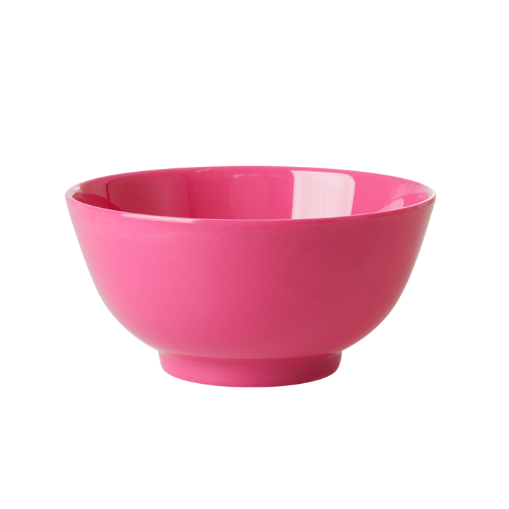 Melamine Medium Bowl | Fuchsia Color - Rice By Rice