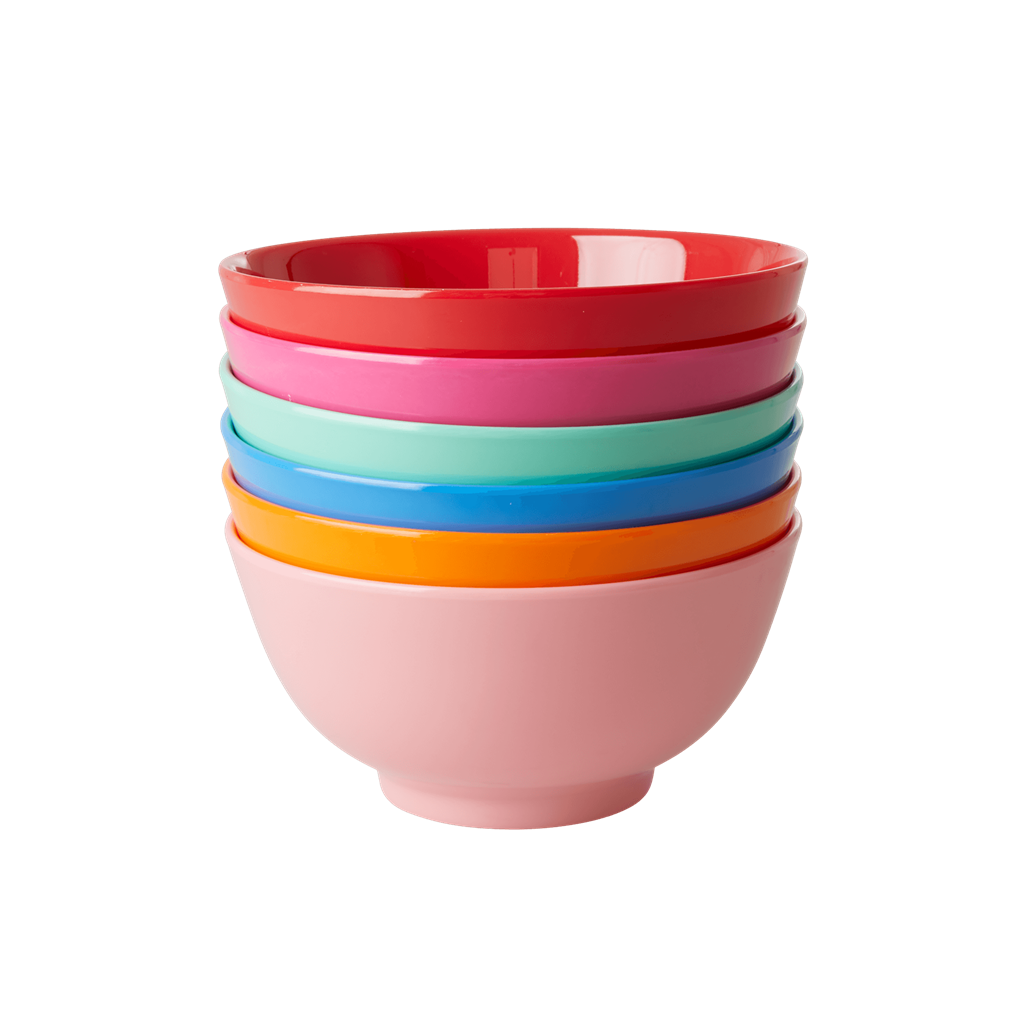 Melamine Medium Bowl | Fuchsia Color - Rice By Rice