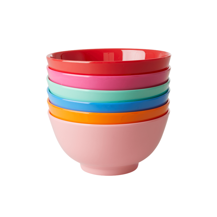 Melamine Medium Bowl | Fuchsia Color - Rice By Rice