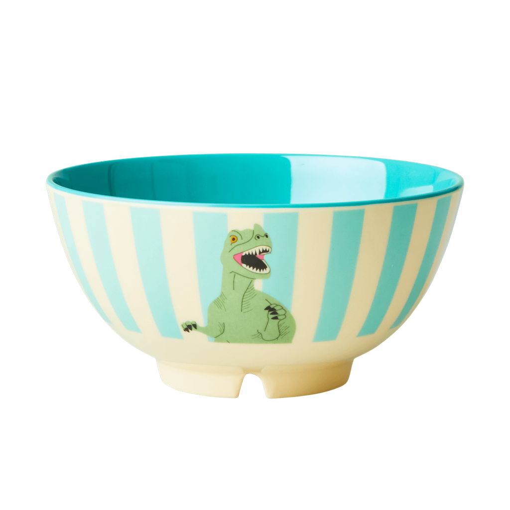 Melamine Medium Bowl | Dino Print - Rice By Rice