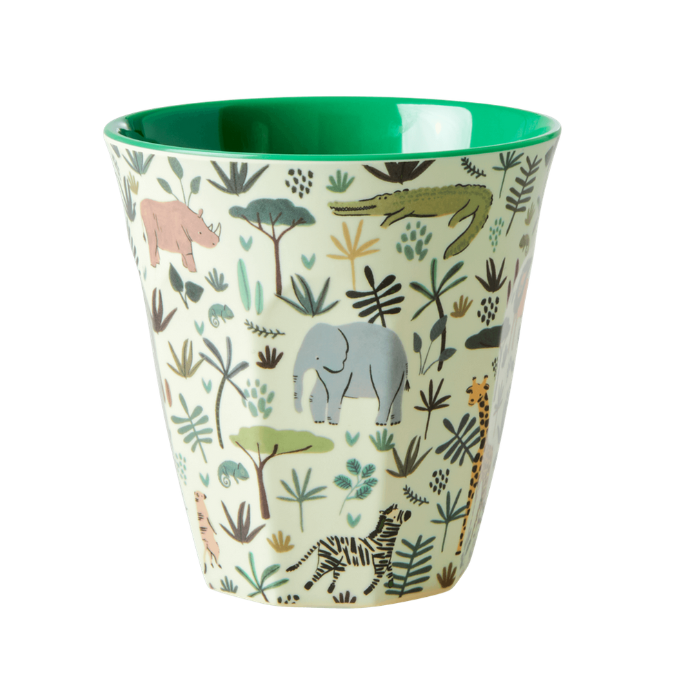 Melamine Kids Cups in Asst. Funky Prints - Medium - 6 pcs. in Gift Box - Rice By Rice