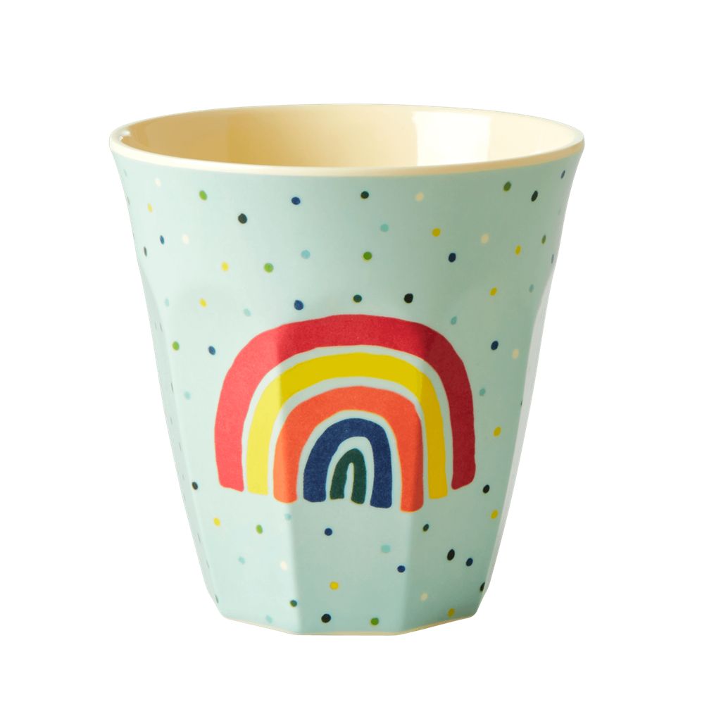 Melamine Kids Cups in Asst. Funky Prints - Medium - 6 pcs. in Gift Box - Rice By Rice