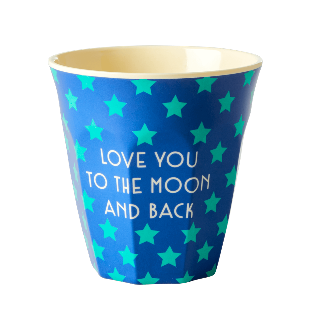 Melamine Kids Cups in Asst. Funky Prints - Medium - 6 pcs. in Gift Box - Rice By Rice