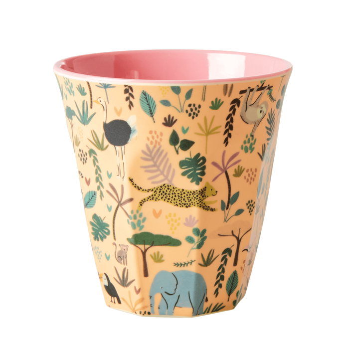 Melamine Kids Cups in Asst. Funky Prints - Medium - 6 pcs. in Gift Box - Rice By Rice