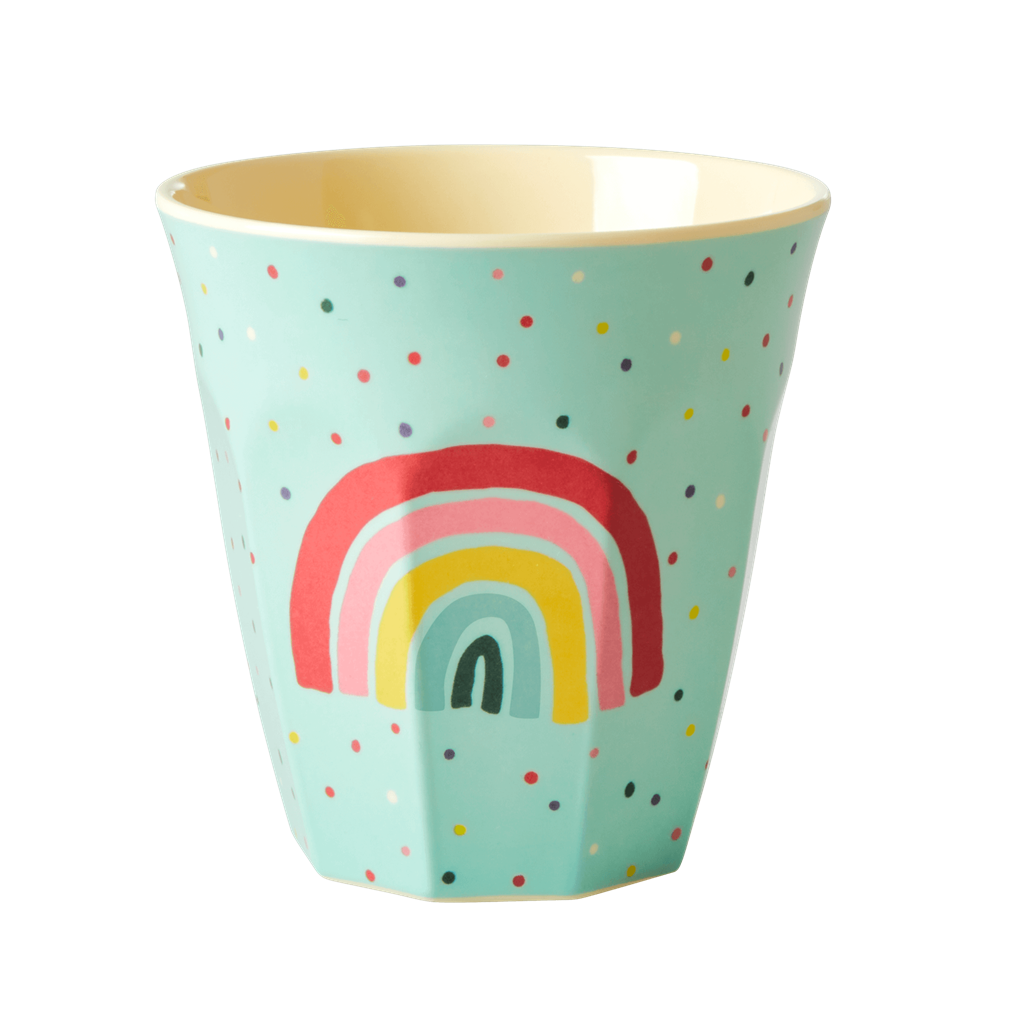 Melamine Kids Cups in Asst. Funky Prints - Medium - 6 pcs. in Gift Box - Rice By Rice