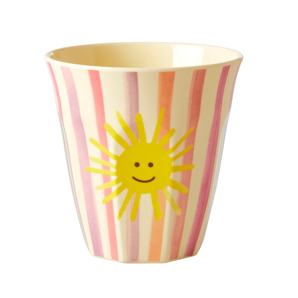 Melamine Kids Cups in Asst. Funky Prints - Medium - 6 pcs. in Gift Box - Rice By Rice