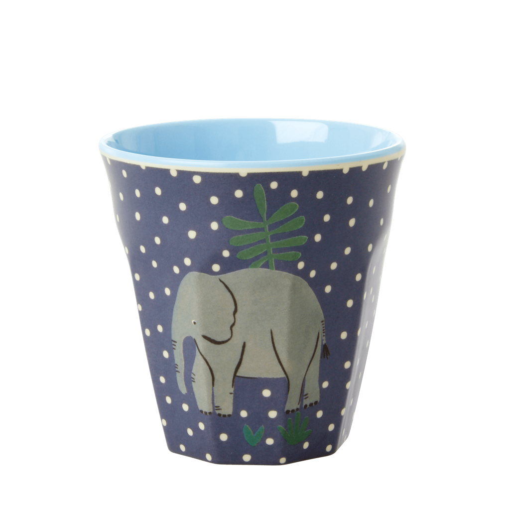 Melamine Cups with Assorted Jungle Print - Small - 6 pcs. in Gift Box - Rice By Rice