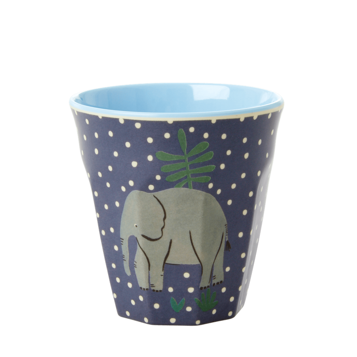 Melamine Cups with Assorted Jungle Print - Small - 6 pcs. in Gift Box - Rice By Rice