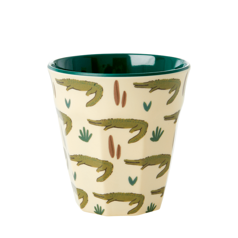Melamine Cups with Assorted Jungle Print - Small - 6 pcs. in Gift Box - Rice By Rice