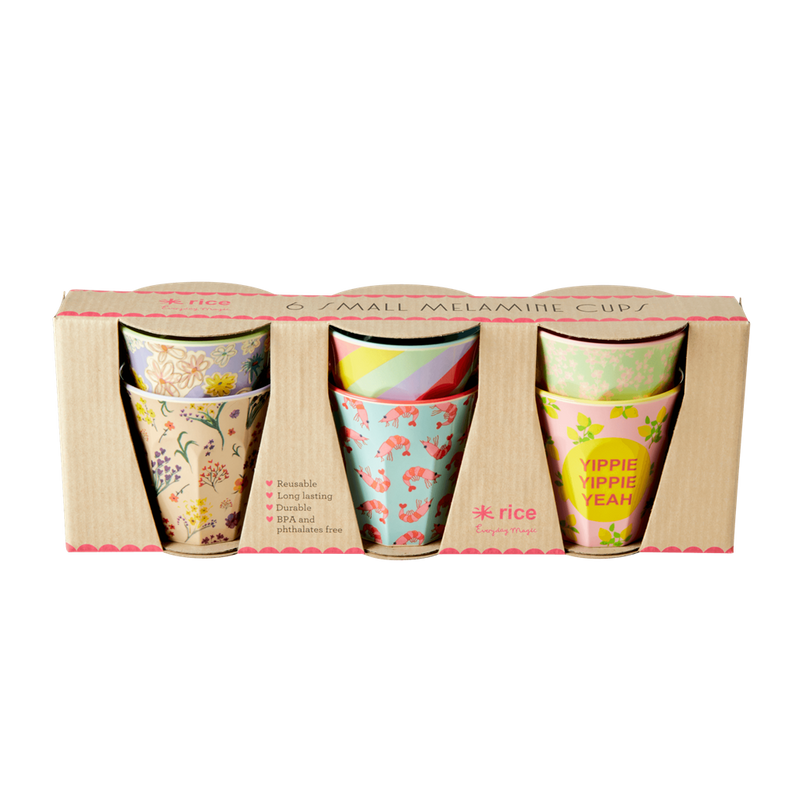 Melamine Cups with Assorted &