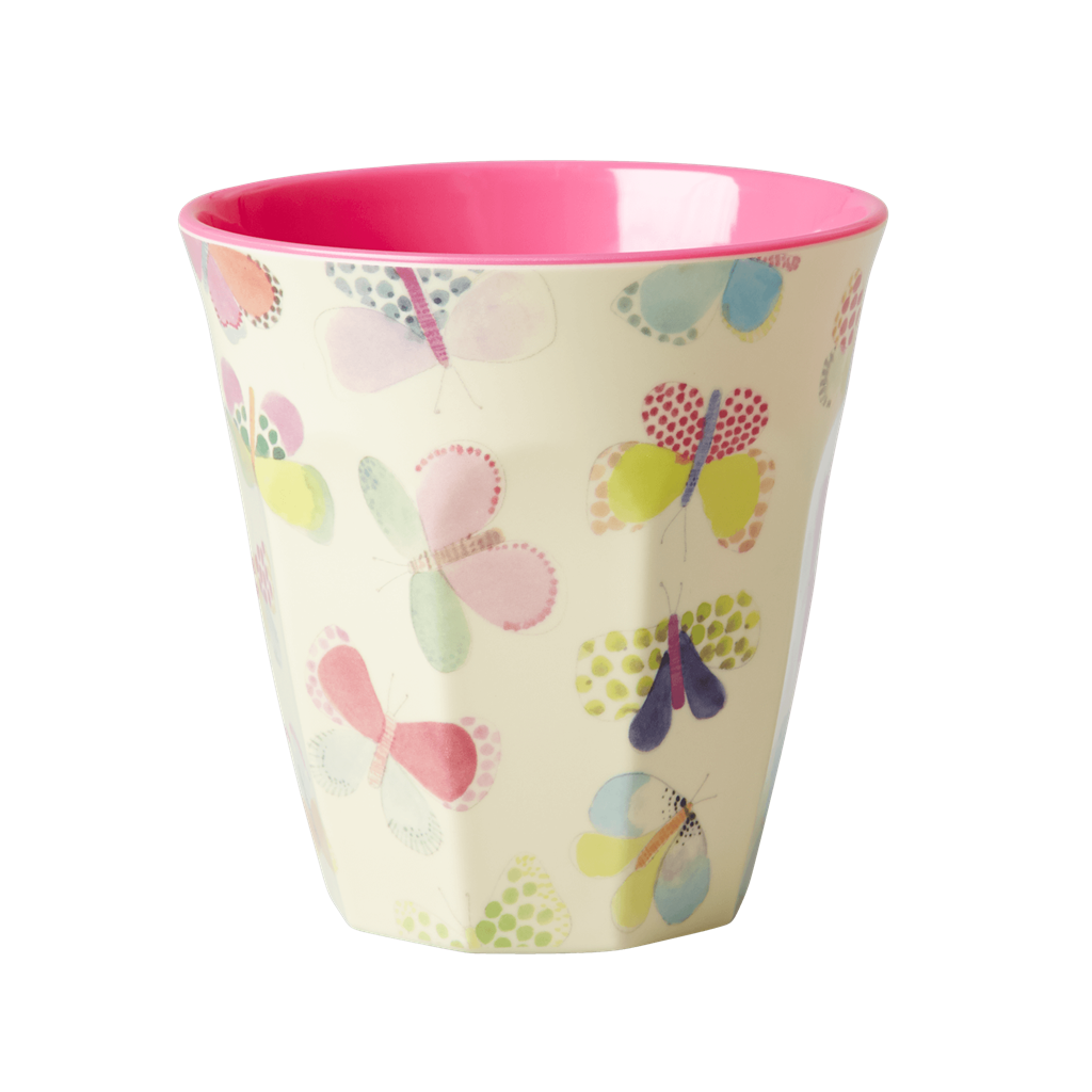 Melamine Cup | Butterfly Print - Rice By Rice
