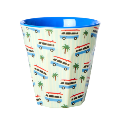 Melamine 2 Handle Baby Cup  Blue Jungle Animals Print – Lively Kids