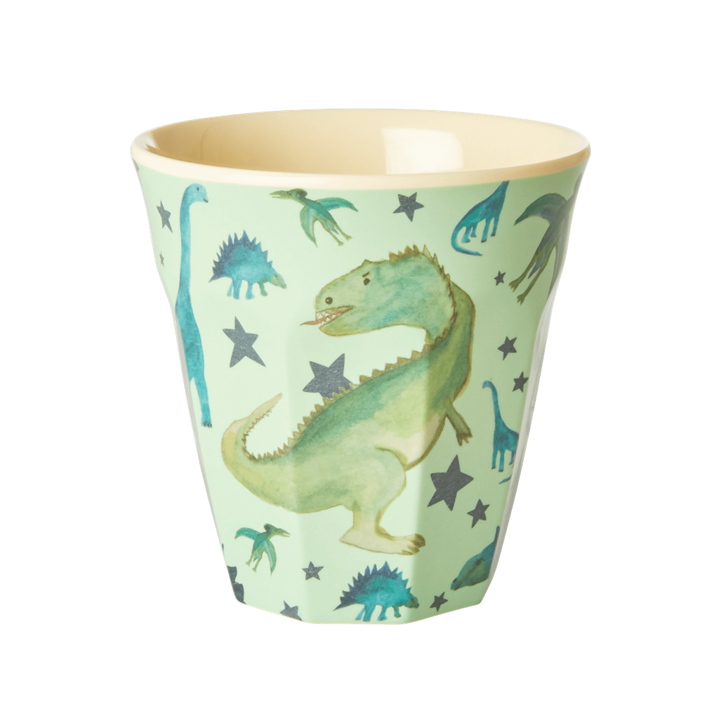 Medium Melamine Cups | Dinosaurs Print - Rice By Rice