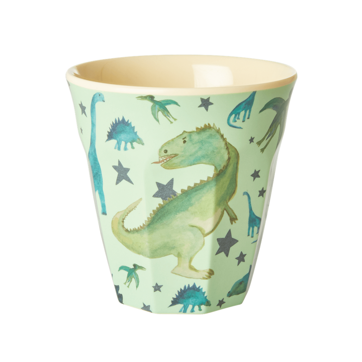 Medium Melamine Cups | Dinosaurs Print - Rice By Rice