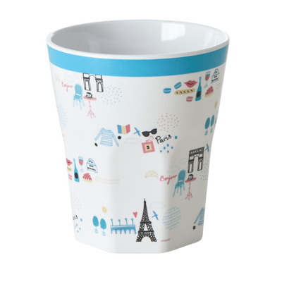 Melamine Cup - Large | Paris Print - Rice By Rice