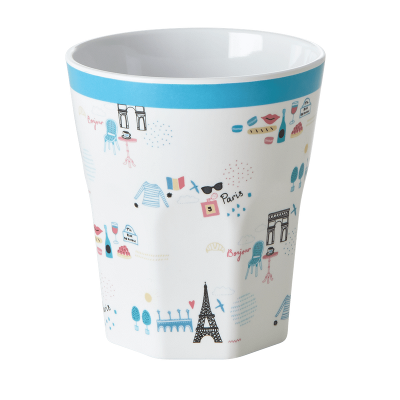 Melamine Cup - Large | Paris Print - Rice By Rice