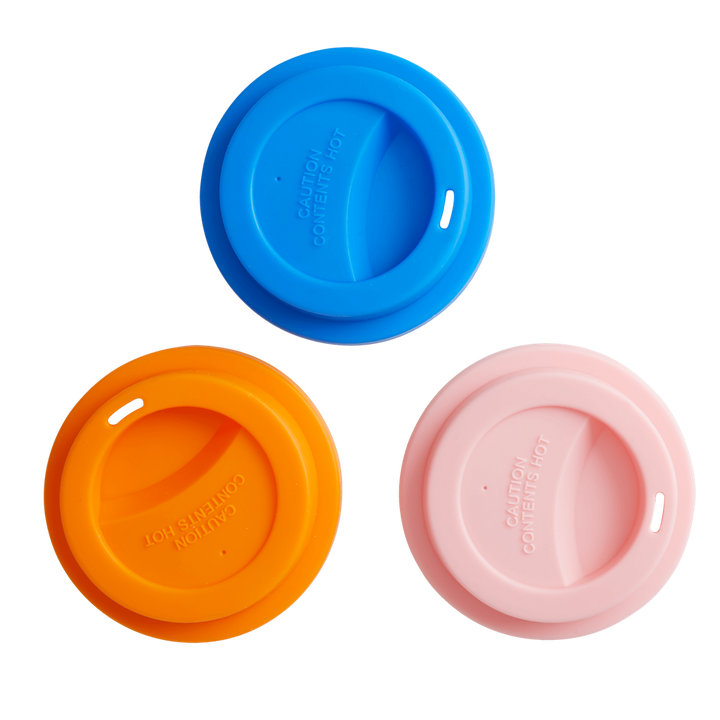 Silicone Lid for Melamine Medium and Tall Cups | Flamingo Pink - Rice By Rice