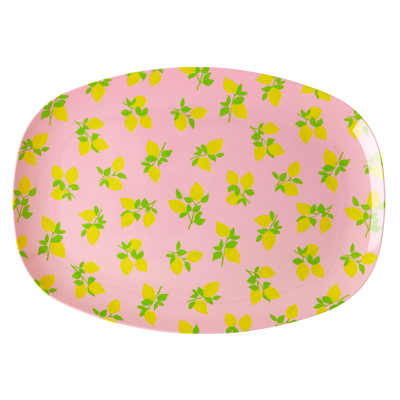 2-Piece Place Seating Set | Lemon Print - Rice By Rice