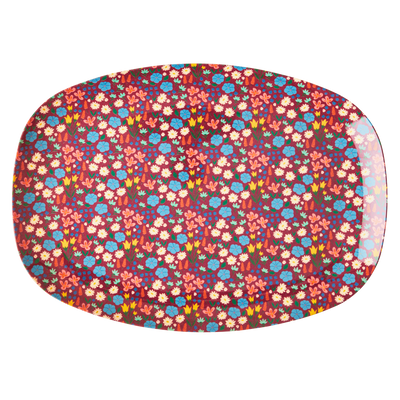 3-Piece Place Seating Set | Poppies Print - Rice By Rice