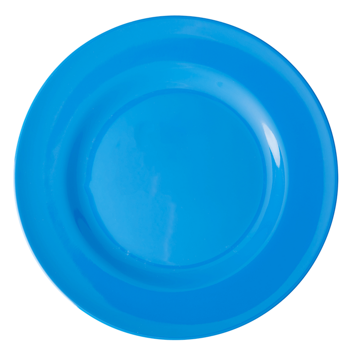 Melamine Round Dinner Plate | Ocean Blue - Rice By Rice