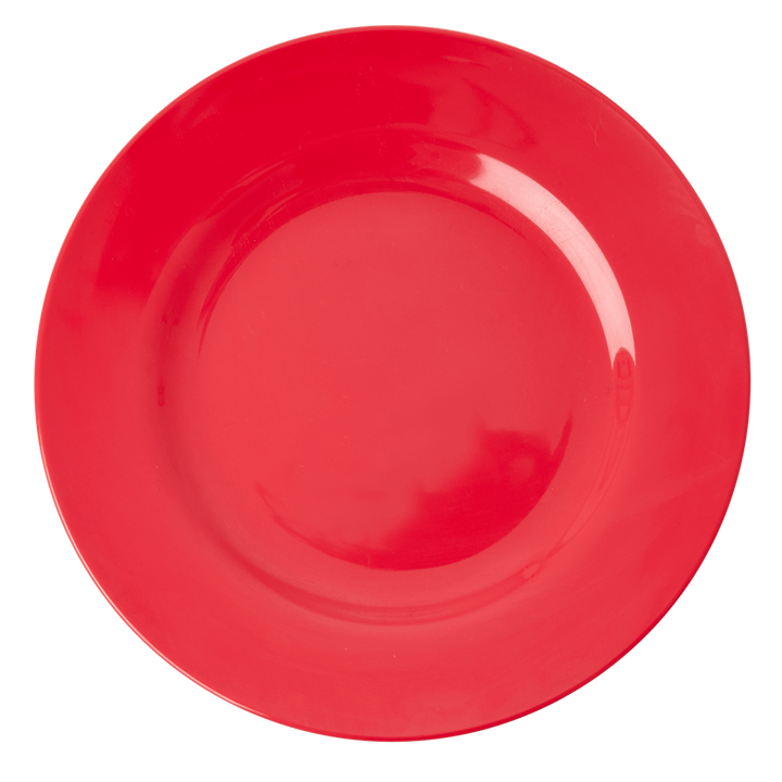 Melamine Round Dinner Plate | Red Kiss - Rice By Rice