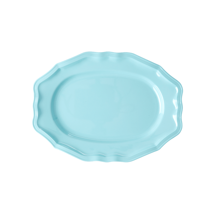 Melamine Serving Dish in Artic Blue - Small - Rice By Rice