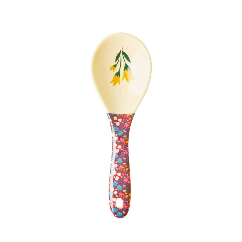 Melamine Salad Spoon | Poppies Print - Rice By Rice