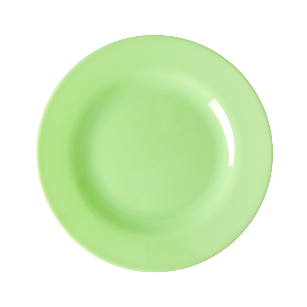 Melamine Lunch Plate | Neon Green - Rice By Rice