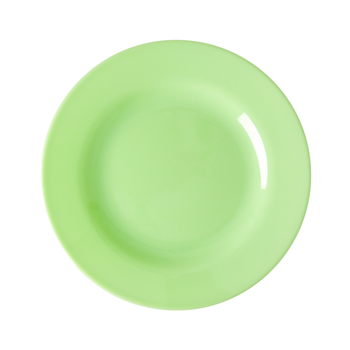 Melamine Lunch Plate | Neon Green - Rice By Rice