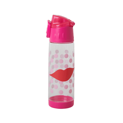 Plastic Drinking Bottle | Kiss Print - Rice By Rice