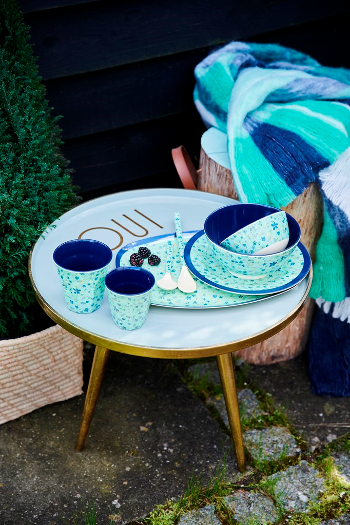 Melamine Small Bowl | Blue Floral - Rice By Rice