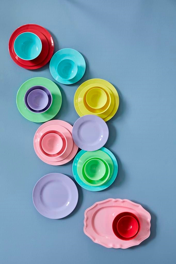 Melamine Lunch Plate | Ballet Slippers Pink - Rice By Rice