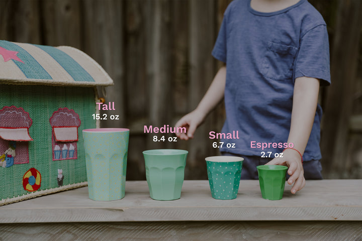 Melamine Cup - Small | Teddy Print - Rice By Rice